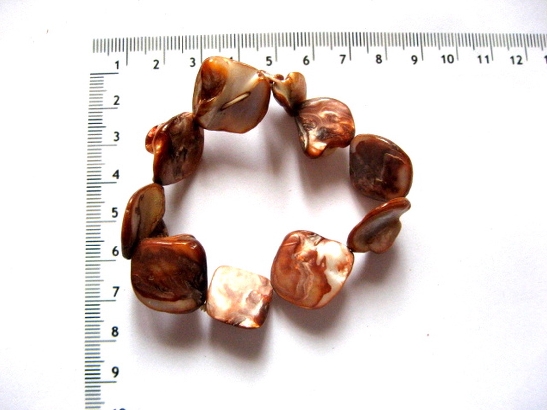 Sirag sidef  neregulat maro 51965 - accessorii și unelte - mărgea, componente de bijuterii - piatră prețioasă - Artynos.ro