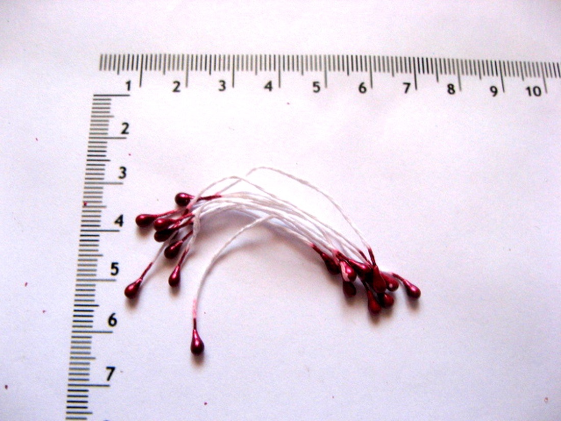 Stamine artificiale decorative, visiniu 51919 - casă & stil de viață - decorațiuni de casă - accesorii florale - buchete de flori - Artynos.ro