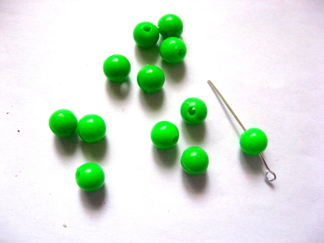 margele  acrilice verde 51568 - accessorii și unelte - mărgea, componente de bijuterii - mărgea din plastic - Artynos.ro