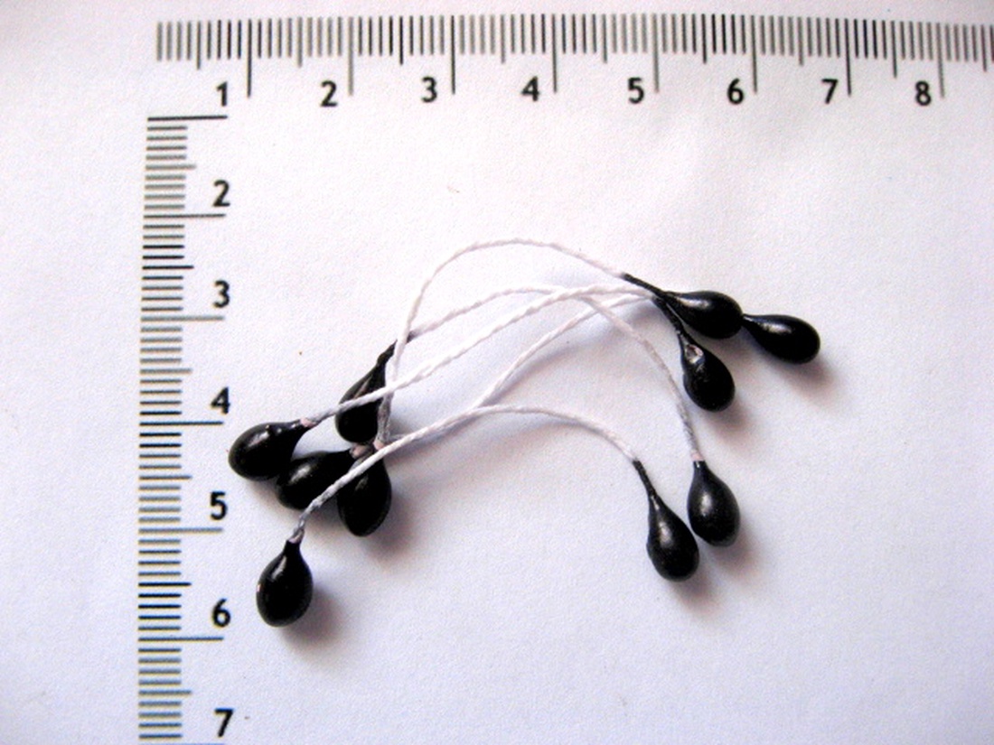 Stamine artificiale decorative, negre 51944 - casă & stil de viață - decorațiuni de casă - accesorii florale - buchete de flori - Artynos.ro