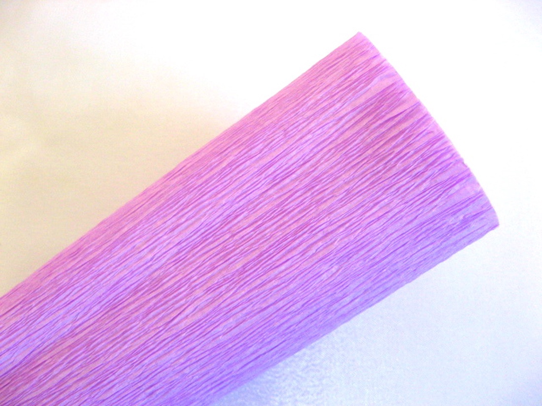 Hartie creponata floristica mov 51871 - accessorii și unelte - hârtie - hârtie decorativă - Artynos.ro