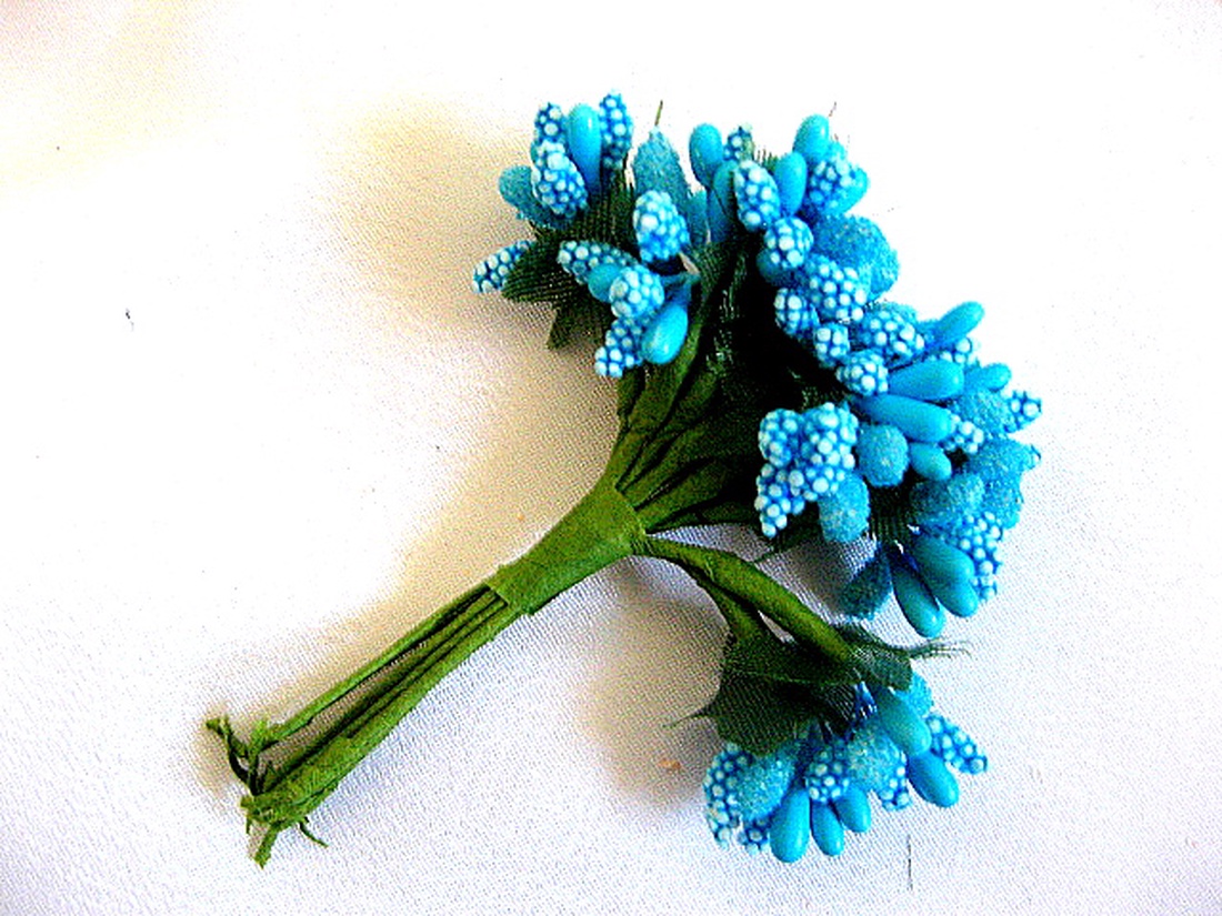 Stamine artificiale decorative  turcoaz - casă & stil de viață - decorațiuni de casă - accesorii florale - buchete de flori - Artynos.ro