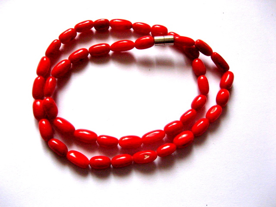 Sirag margele coral lunguiete 51636 - accessorii și unelte - mărgea, componente de bijuterii - piatră prețioasă - Artynos.ro