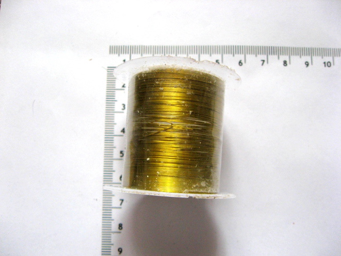 Sarma modelaj de inox aurie 51972 - accessorii și unelte - mărgea, componente de bijuterii - sârmă - Artynos.ro