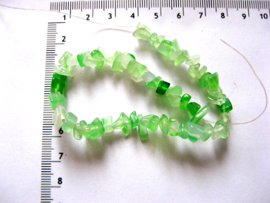 Chips ochi de pisica verde deschis 52070 - accessorii și unelte - mărgea, componente de bijuterii - piatră prețioasă - Artynos.ro