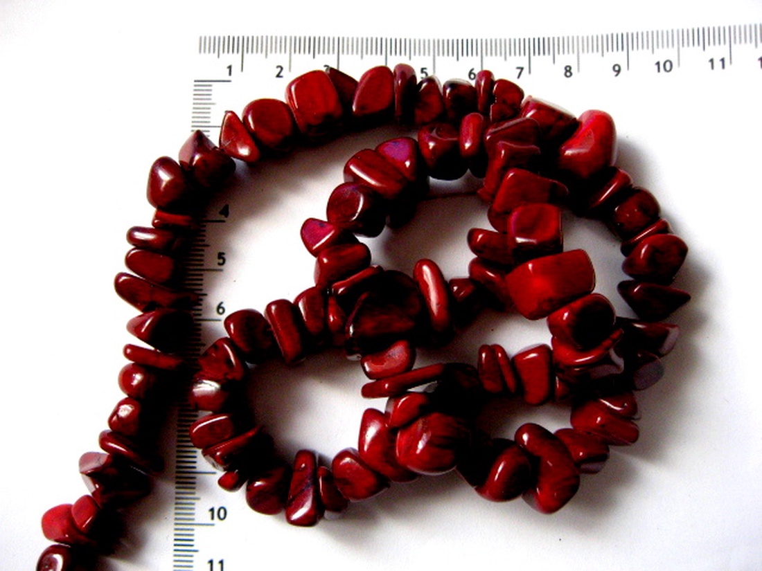 margele nugget mari coral vops:it 51821 - accessorii și unelte - mărgea, componente de bijuterii - piatră prețioasă - Artynos.ro