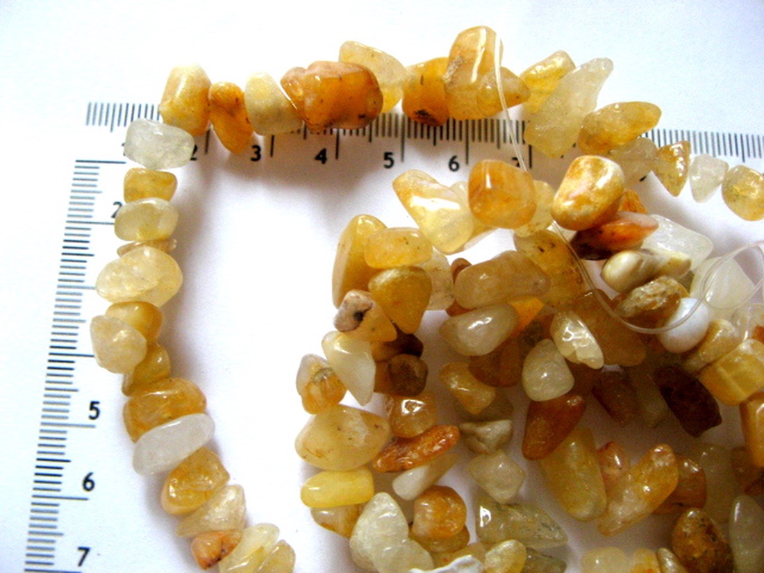 chipsuri mari jad galben 52073 - accessorii și unelte - mărgea, componente de bijuterii - mărgea din sticlă - Artynos.ro
