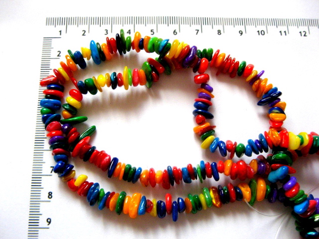 Sirag sidef  neregulat multicolor 51861 - accessorii și unelte - mărgea, componente de bijuterii - piatră prețioasă - Artynos.ro