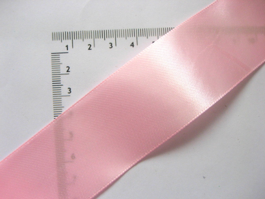 Panglica satin roz deschis 40 mm 52255 - accessorii și unelte - mercerie - panglică, curea - Artynos.ro