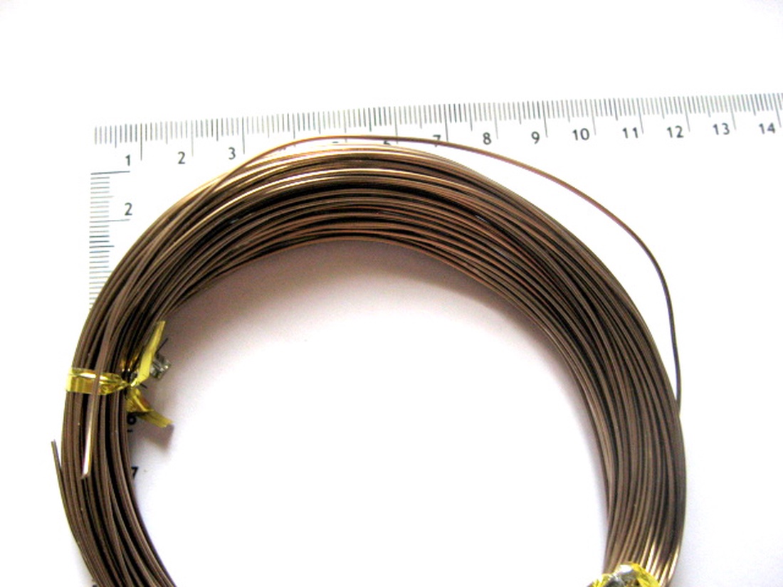 Sarma de modelaj aluminiu, grosime 1mm 52112 - accessorii și unelte - mărgea, componente de bijuterii - sârmă - Artynos.ro