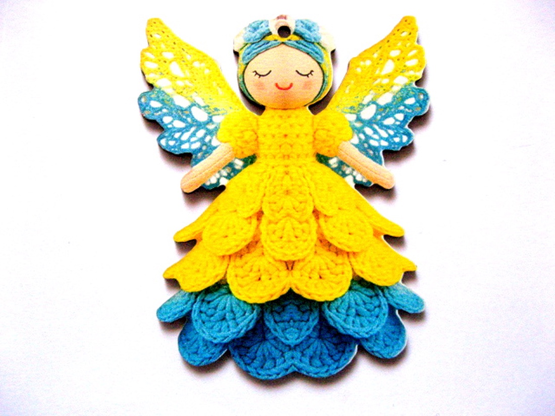 figurine lemn cu ingeras 50998 - accessorii și unelte - accesorii decorative - figurine - Artynos.ro