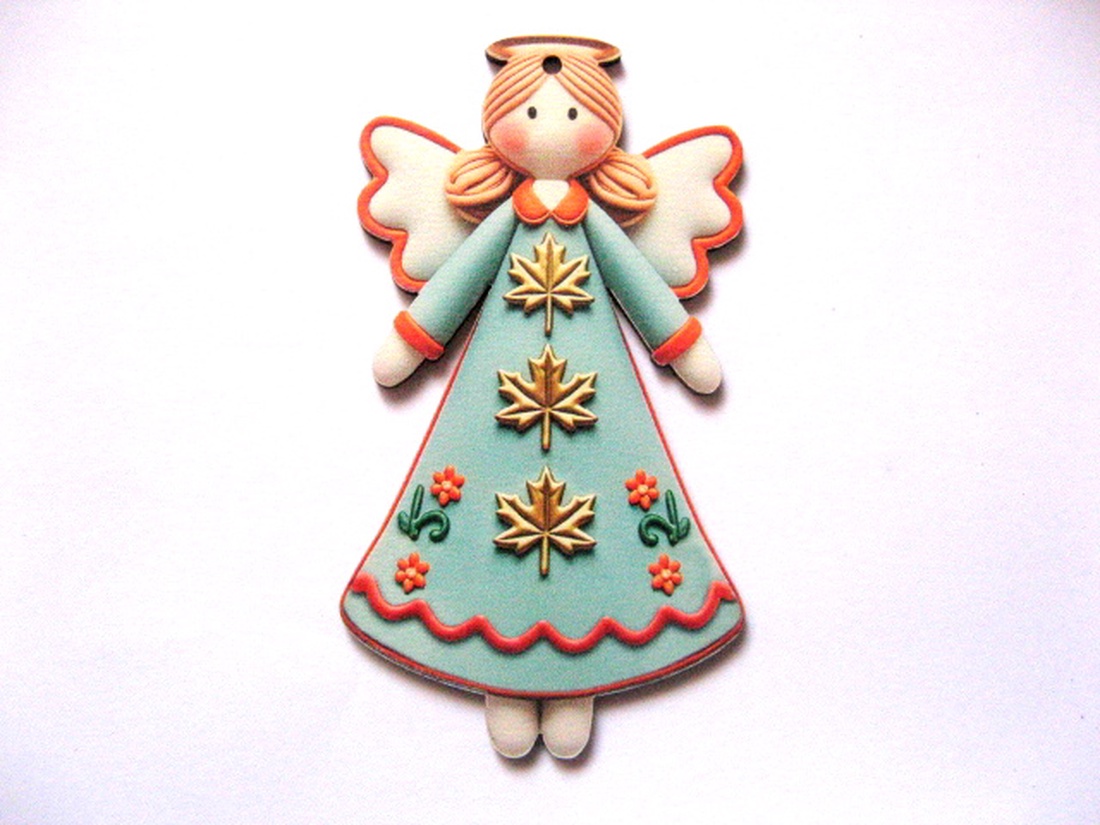 figurine lemn cu ingeras 51016 - accessorii și unelte - accesorii decorative - figurine - Artynos.ro