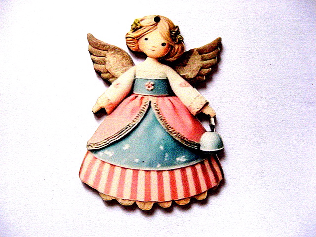 figurine lemn cu ingeras 51083 - accessorii și unelte - accesorii decorative - figurine - Artynos.ro