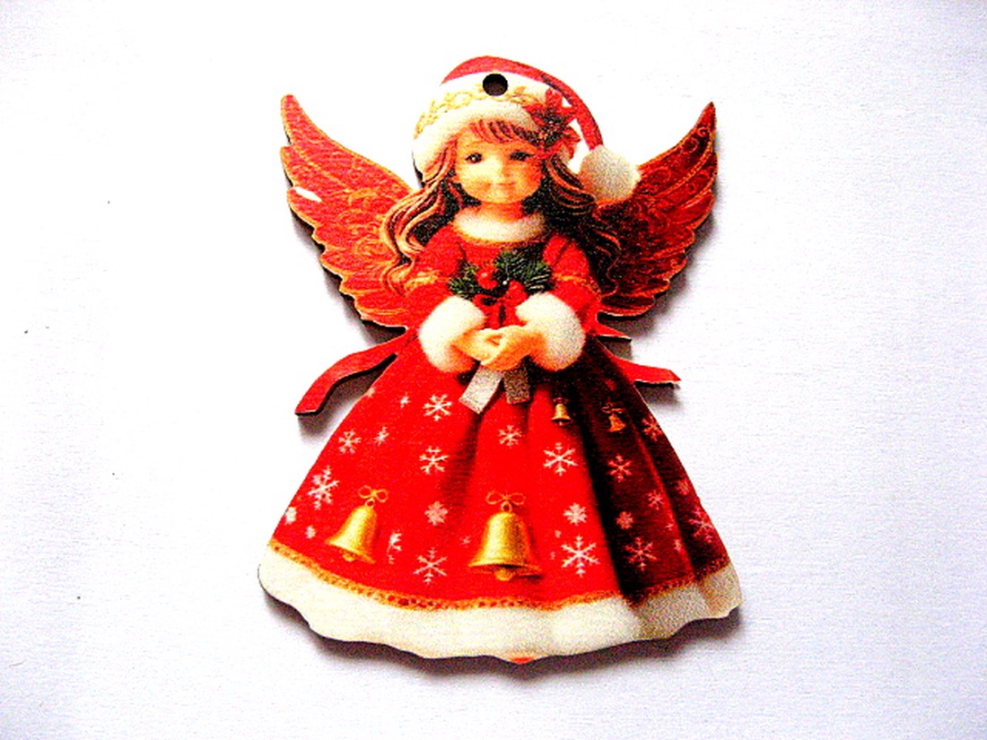figurine lemn cu ingeras 51091 - accessorii și unelte - accesorii decorative - figurine - Artynos.ro