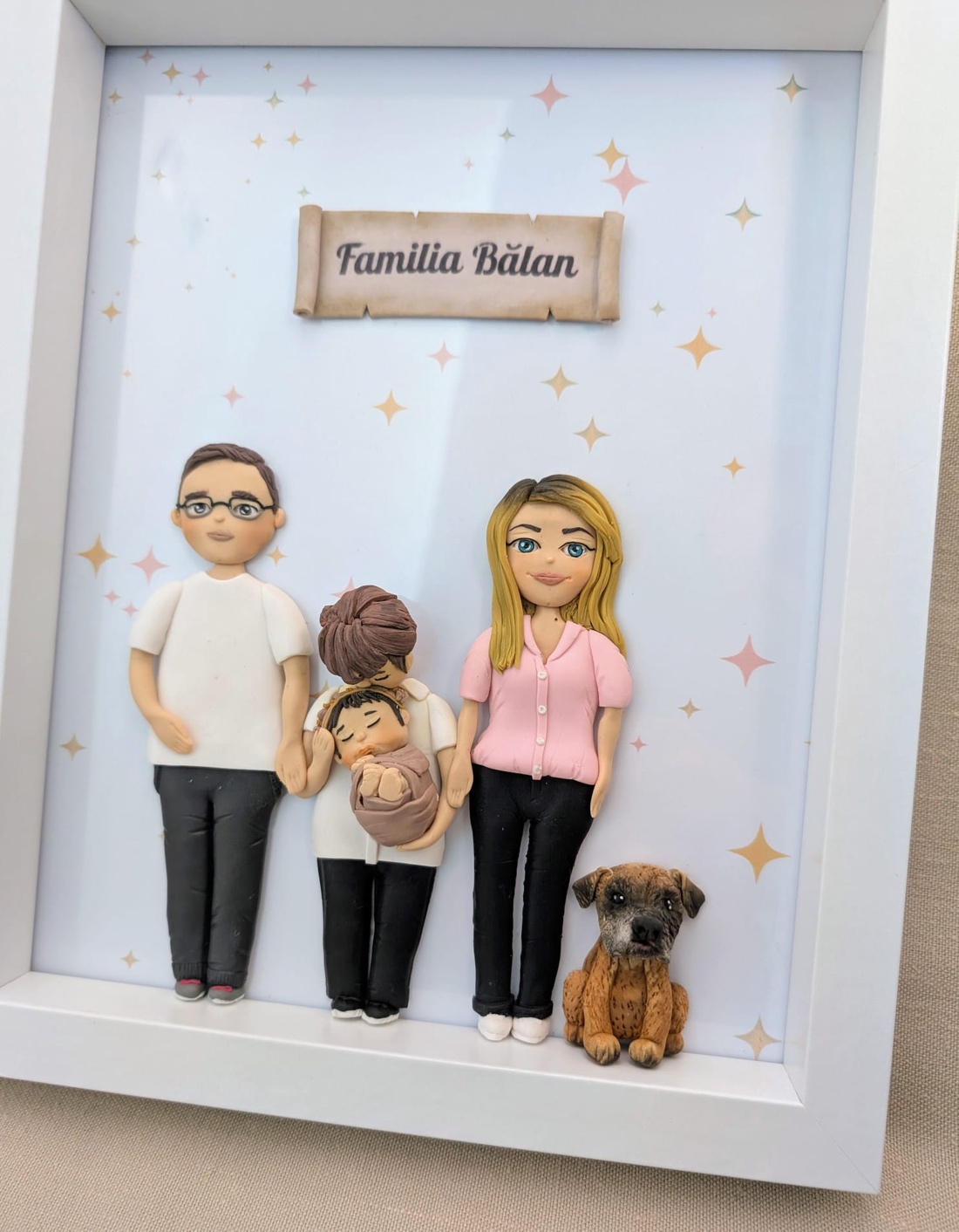 Tablou personalizat cu figurine modelate din lut polimeric - Familia - casă & stil de viață - accesorii pentru decorat casa - picturi murale - panouri și tablouri, panouri decorative - Artynos.ro Tablou personalizat cu figurine modelate din lut polimeric - Familia - casă & stil de viață - accesorii pentru decorat casa - picturi murale - panouri și tablouri, panouri decorative - Artynos.ro