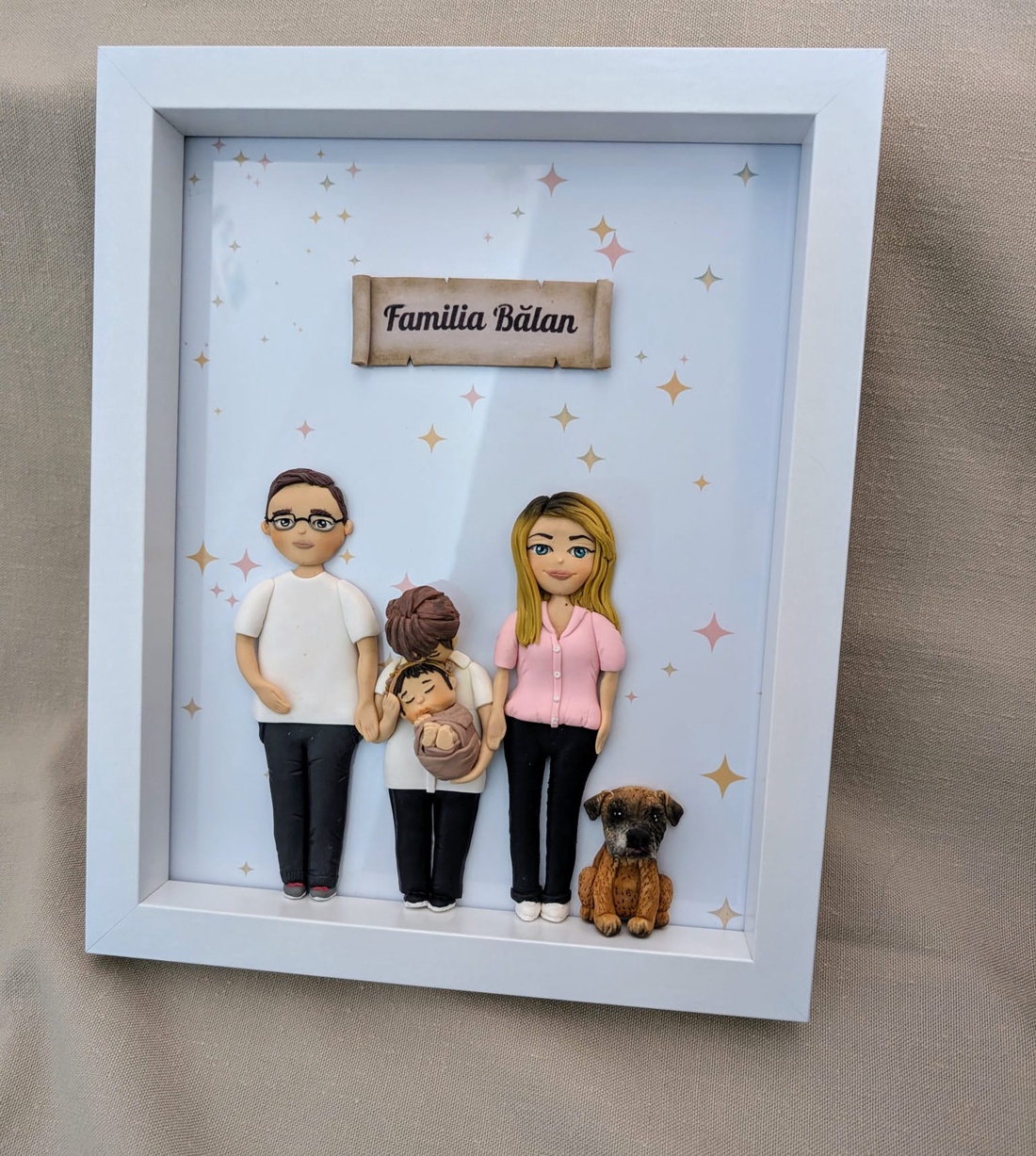Tablou personalizat cu figurine modelate din lut polimeric - Familia - casă & stil de viață - accesorii pentru decorat casa - picturi murale - panouri și tablouri, panouri decorative - Artynos.ro Tablou personalizat cu figurine modelate din lut polimeric - Familia - casă & stil de viață - accesorii pentru decorat casa - picturi murale - panouri și tablouri, panouri decorative - Artynos.ro