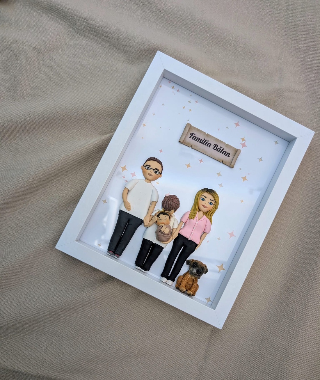 Tablou personalizat cu figurine modelate din lut polimeric - Familia - casă & stil de viață - accesorii pentru decorat casa - picturi murale - panouri și tablouri, panouri decorative - Artynos.ro Tablou personalizat cu figurine modelate din lut polimeric - Familia - casă & stil de viață - accesorii pentru decorat casa - picturi murale - panouri și tablouri, panouri decorative - Artynos.ro