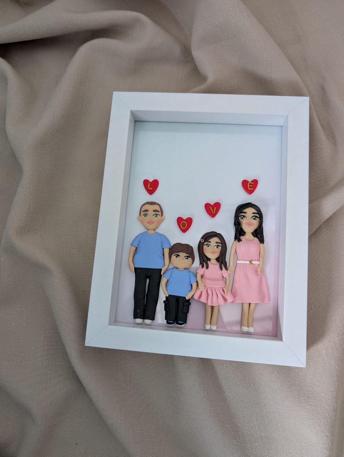 Tablou personalizat cu figurine modelate din lut polimeric - Familia - casă & stil de viață - accesorii pentru decorat casa - picturi murale - panouri și tablouri, panouri decorative - Artynos.ro Tablou personalizat cu figurine modelate din lut polimeric - Familia - casă & stil de viață - accesorii pentru decorat casa - picturi murale - panouri și tablouri, panouri decorative - Artynos.ro