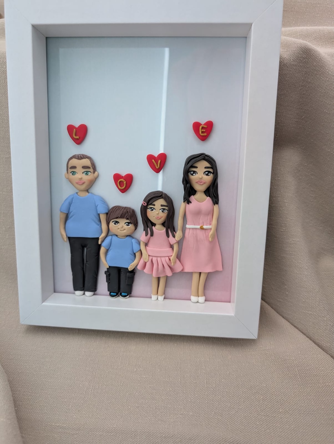 Tablou personalizat cu figurine modelate din lut polimeric - Familia - casă & stil de viață - accesorii pentru decorat casa - picturi murale - panouri și tablouri, panouri decorative - Artynos.ro Tablou personalizat cu figurine modelate din lut polimeric - Familia - casă & stil de viață - accesorii pentru decorat casa - picturi murale - panouri și tablouri, panouri decorative - Artynos.ro