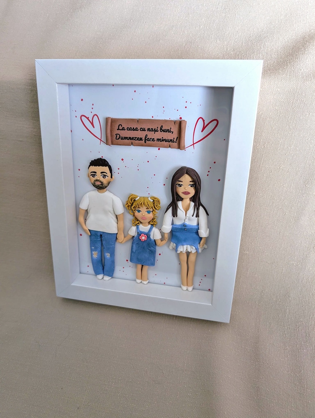 Tablou personalizat cu figurine modelate din lut polimeric - Familia - casă & stil de viață - accesorii pentru decorat casa - picturi murale - panouri și tablouri, panouri decorative - Artynos.ro Tablou personalizat cu figurine modelate din lut polimeric - Familia - casă & stil de viață - accesorii pentru decorat casa - picturi murale - panouri și tablouri, panouri decorative - Artynos.ro