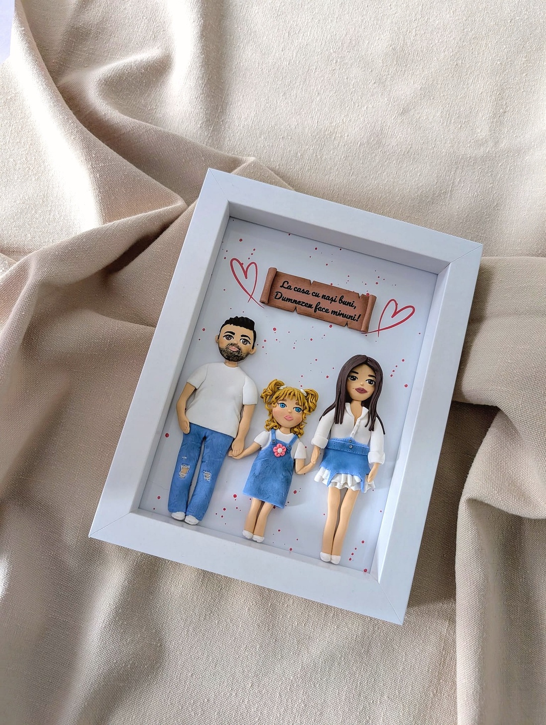 Tablou personalizat cu figurine modelate din lut polimeric - Familia - casă & stil de viață - accesorii pentru decorat casa - picturi murale - panouri și tablouri, panouri decorative - Artynos.ro Tablou personalizat cu figurine modelate din lut polimeric - Familia - casă & stil de viață - accesorii pentru decorat casa - picturi murale - panouri și tablouri, panouri decorative - Artynos.ro