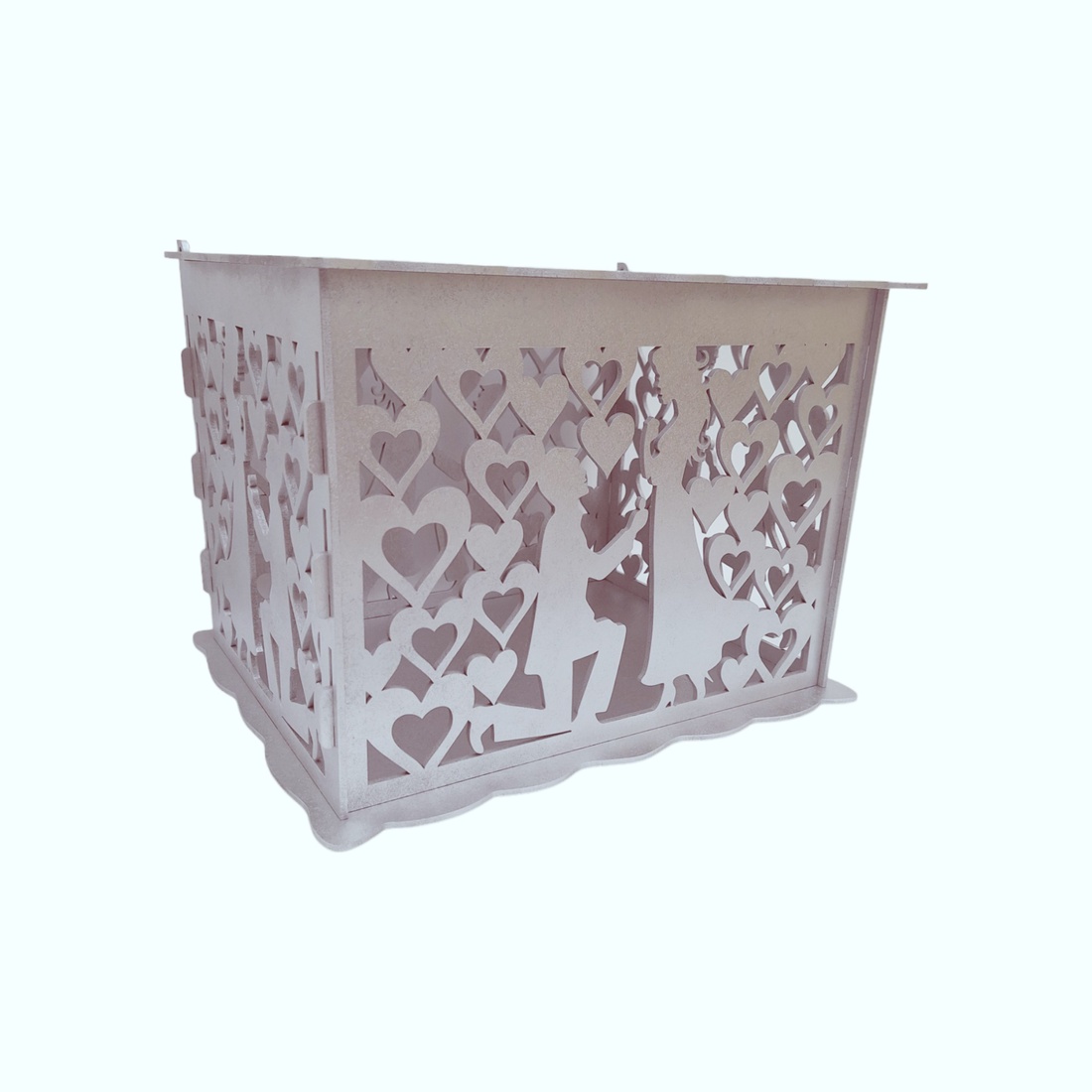 Cutie dar pentru plicuri de nunta, lemn, argintiu, 30x24x22.5CM - accesorii nuntă - amintiri și cadouri de nuntă - cutie dar nuntă - Artynos.ro Cutie dar pentru plicuri de nunta, lemn, argintiu, 30x24x22.5CM - accesorii nuntă - amintiri și cadouri de nuntă - cutie dar nuntă - Artynos.ro