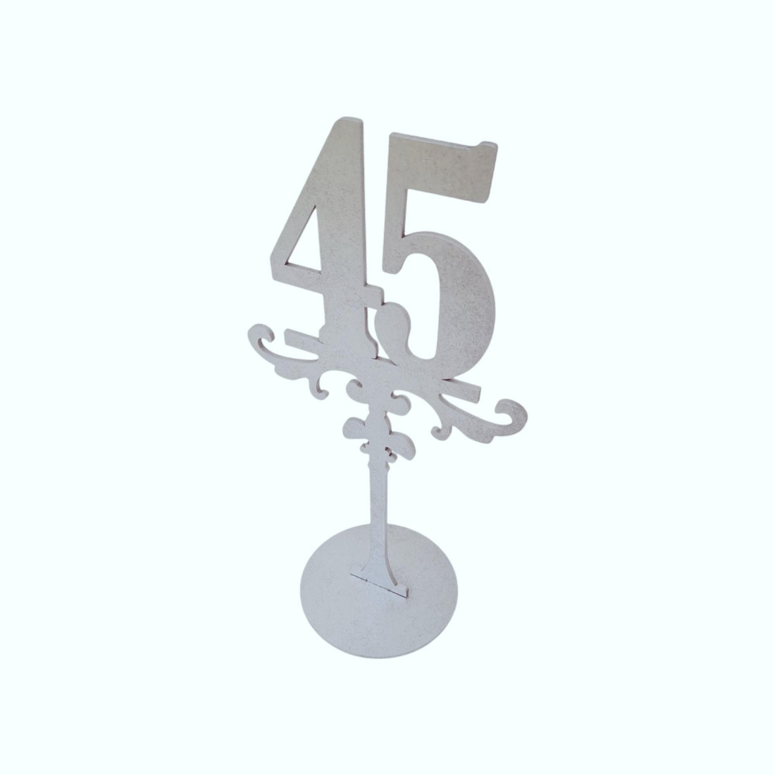 Set numere de masa din lemn 1-45 pentru evenimente - argintiu - 25cm - accesorii nuntă - materiale decor pentru nuntă - decorațiuni pentru masa de nuntă - Artynos.ro Set numere de masa din lemn 1-45 pentru evenimente - argintiu - 25cm - accesorii nuntă - materiale decor pentru nuntă - decorațiuni pentru masa de nuntă - Artynos.ro