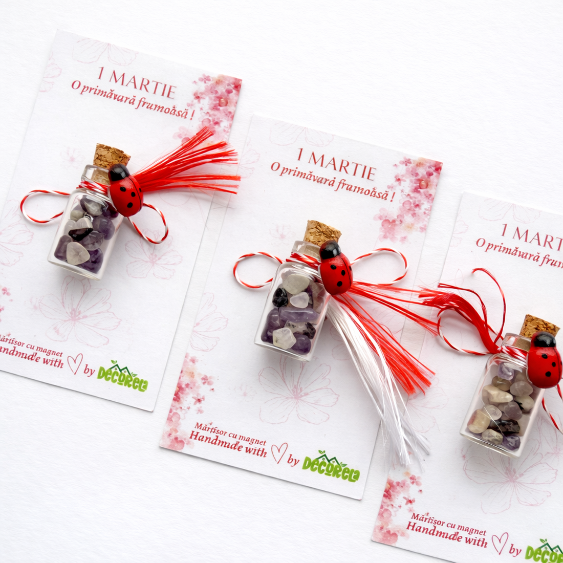 Mărțișor Handmade cu Ametist - bijuterii - mărțișor - Artynos.ro