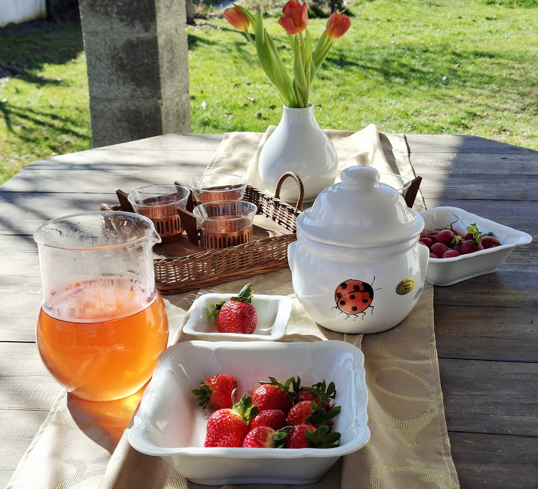 Vas ceramic pentru depozitare usturoi - casă & stil de viață - echipamente de bucătărie - accesorii de depozitare  - recipient de condimente - Artynos.ro