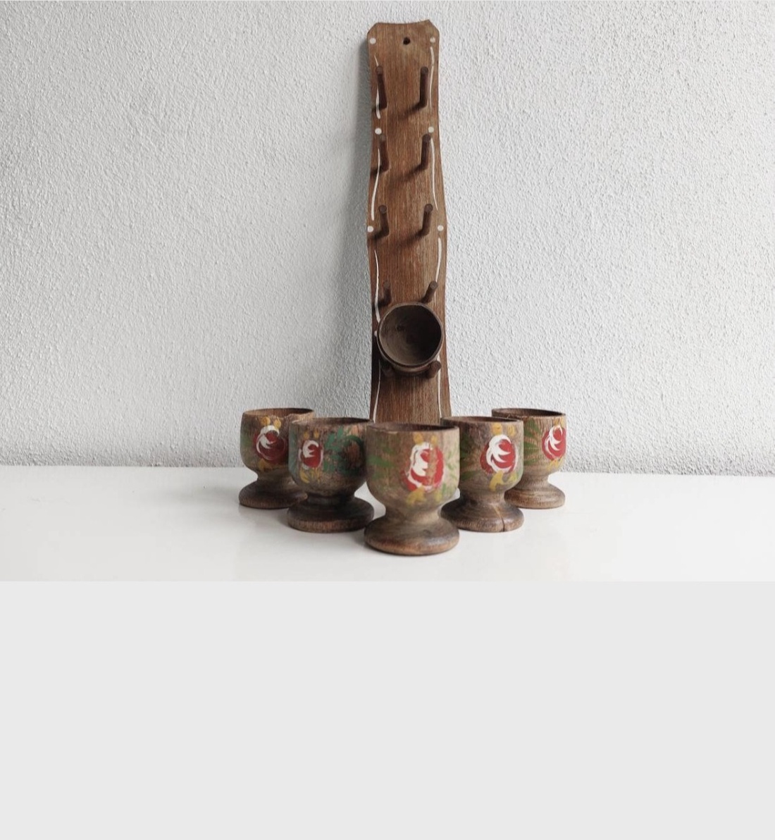 Pahare rustice de lemn cu suport / recipiente pentru oua  - casă & stil de viață - echipamente de bucătărie - decor de bucătărie - decorațiuni de bucătărie - Artynos.ro