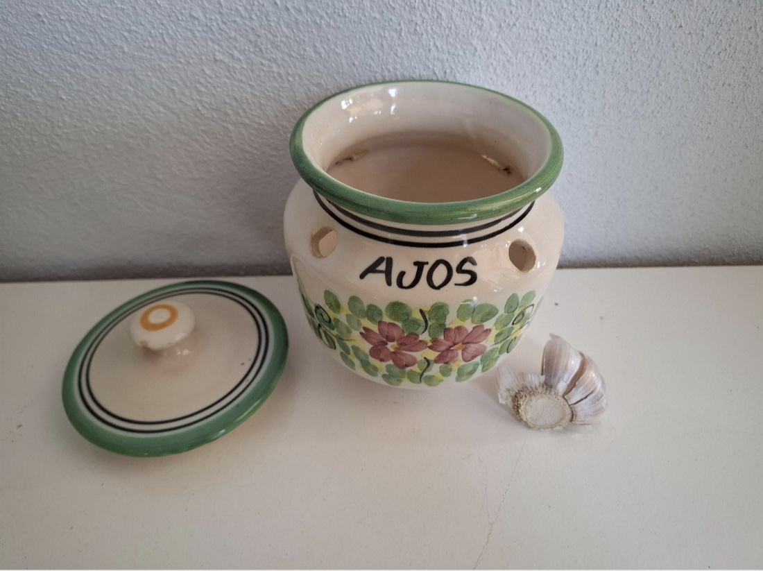 Recipient ceramic pentru pastrare usturoiului - casă & stil de viață - echipamente de bucătărie - accesorii de depozitare  - recipient de condimente - Artynos.ro