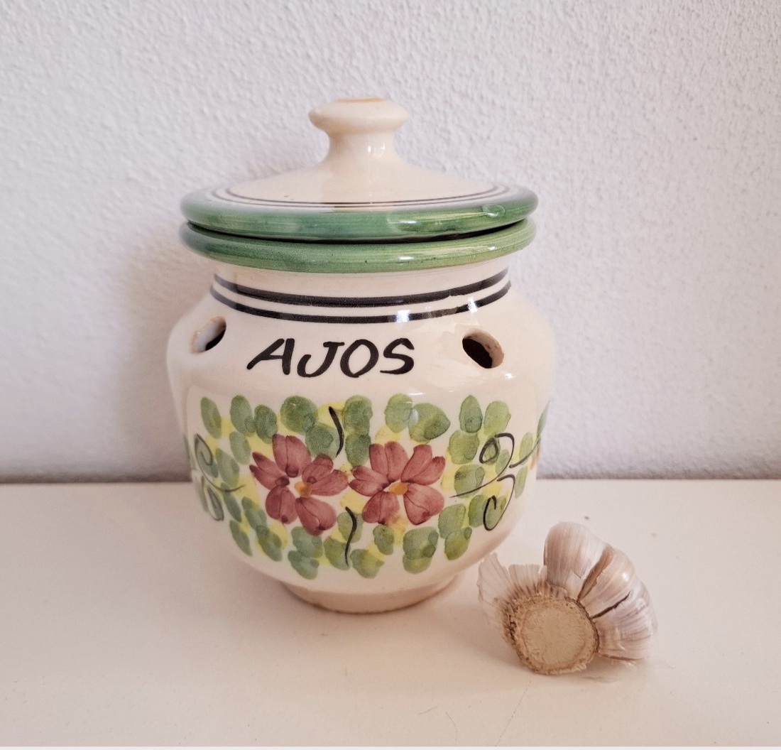 Recipient ceramic pentru pastrare usturoiului - casă & stil de viață - echipamente de bucătărie - accesorii de depozitare  - recipient de condimente - Artynos.ro