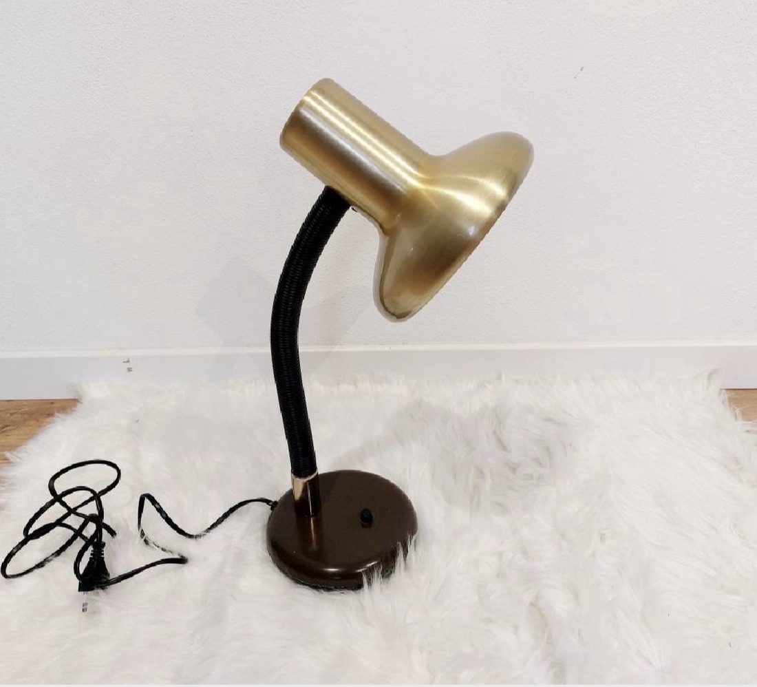 Lampa de birou cu abajur de alama - casă & stil de viață - lămpi și corpuri de iluminat - lampă de masă - Artynos.ro