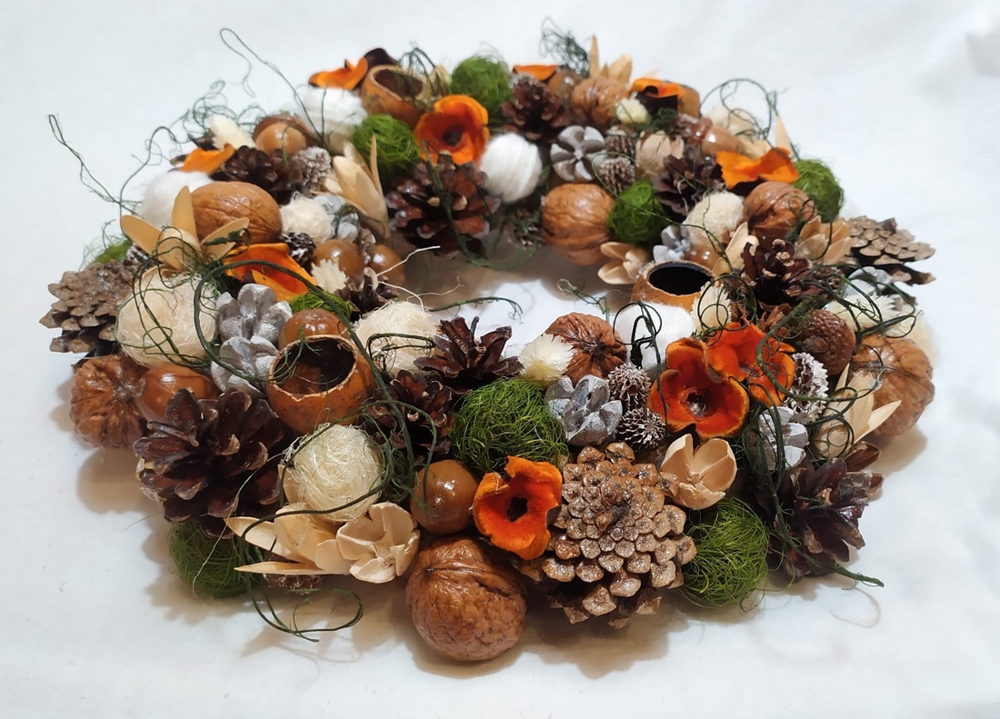 Coronita Craciun - crăciun - decorațiuni de crăciun de casă - decorațiuni pentru ușă de crăciun - Artynos.ro