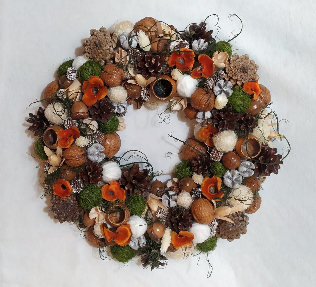 Coronita Craciun - crăciun - decorațiuni de crăciun de casă - decorațiuni pentru ușă de crăciun - Artynos.ro