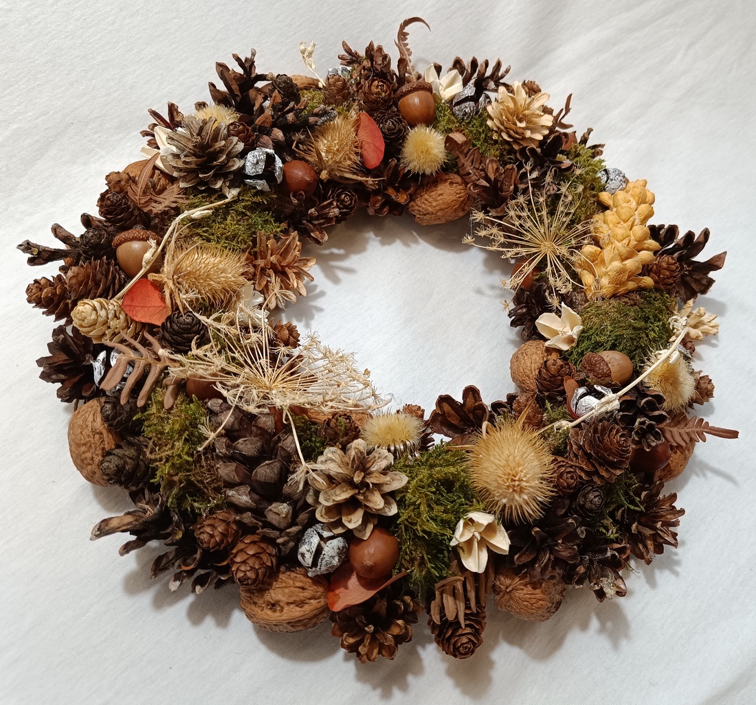 Coronita Craciun/Advent - crăciun - decorațiuni de advent - coroniță advent - Artynos.ro