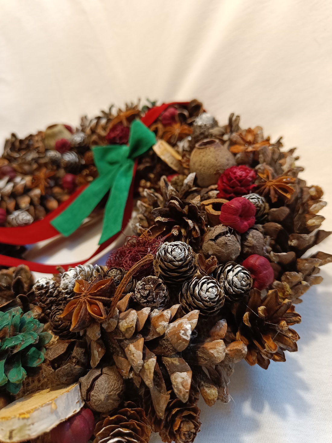 Coronita Craciun/Advent - crăciun - decorațiuni de advent - coroniță advent - Artynos.ro