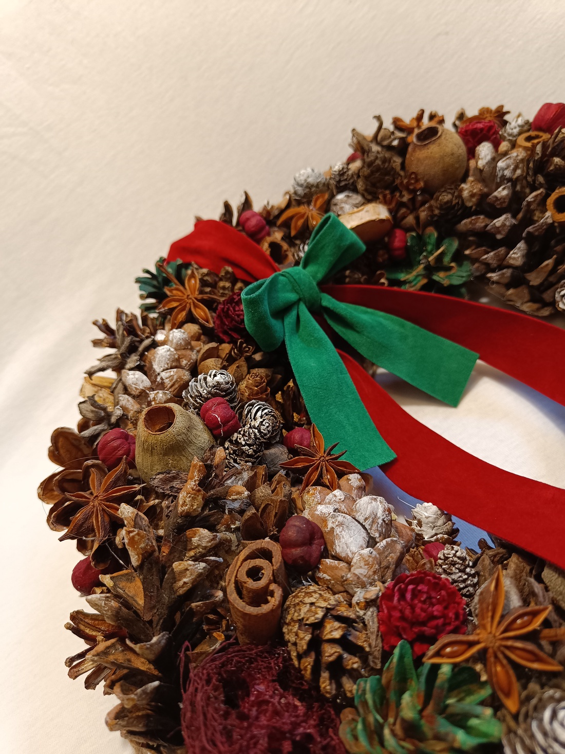 Coronita Craciun/Advent - crăciun - decorațiuni de advent - coroniță advent - Artynos.ro