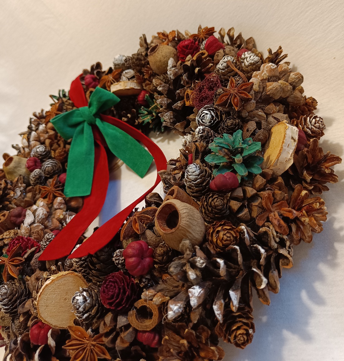 Coronita Craciun/Advent - crăciun - decorațiuni de advent - coroniță advent - Artynos.ro