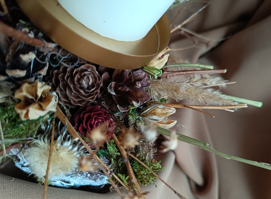 Lumanare Craciun - crăciun - decorațiuni de crăciun de casă - decor pentru masă de crăciun - Artynos.ro