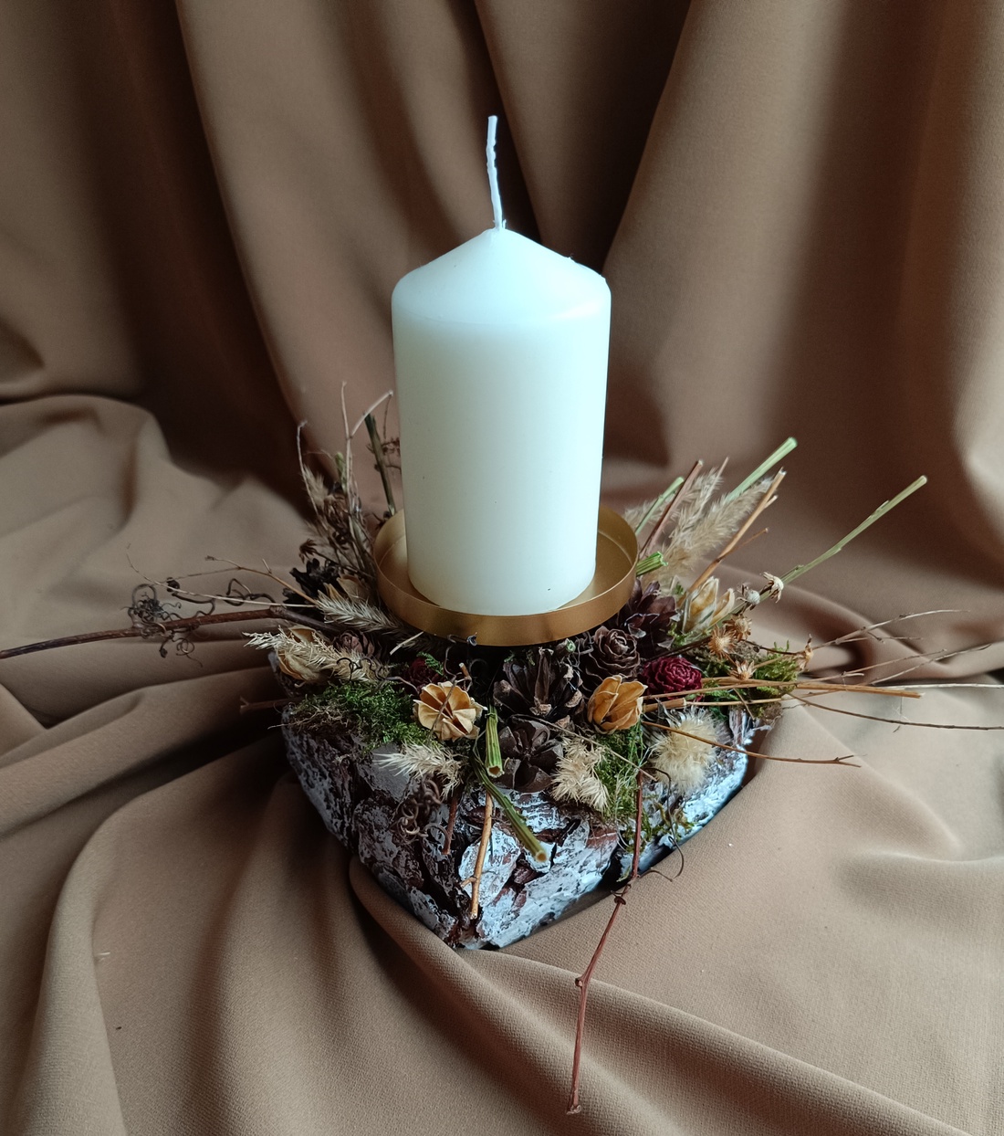 Lumanare Craciun - crăciun - decorațiuni de crăciun de casă - decor pentru masă de crăciun - Artynos.ro