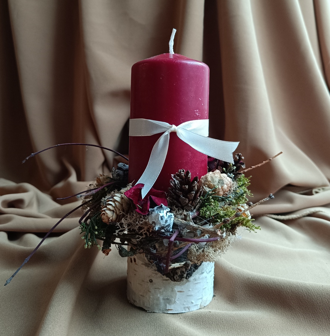 Lumanare Craciun - crăciun - decorațiuni de crăciun de casă - decor pentru masă de crăciun - Artynos.ro