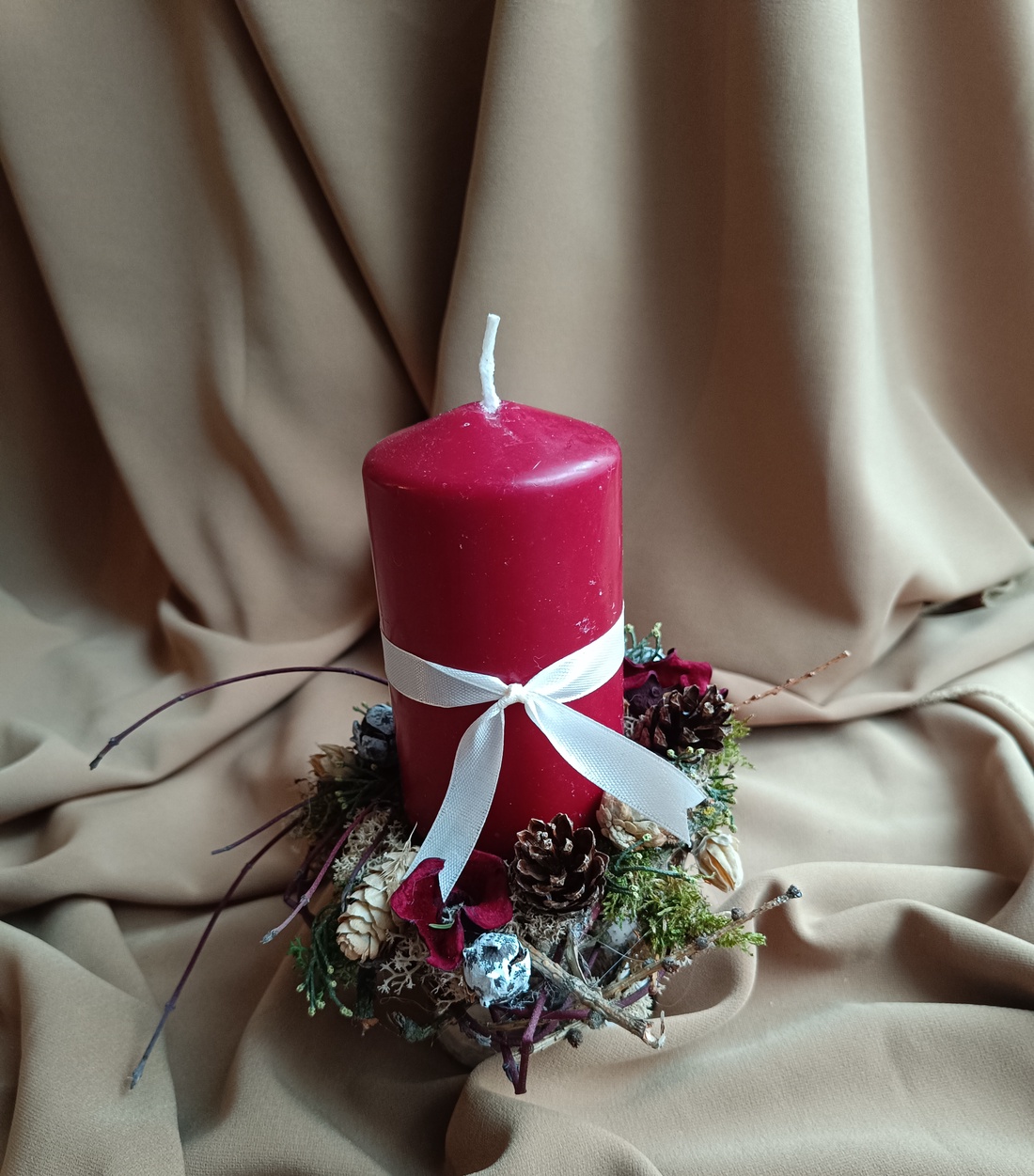 Lumanare Craciun - crăciun - decorațiuni de crăciun de casă - decor pentru masă de crăciun - Artynos.ro