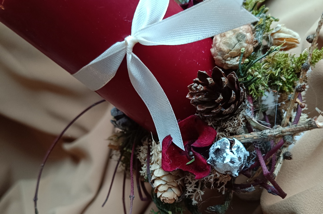 Lumanare Craciun - crăciun - decorațiuni de crăciun de casă - decor pentru masă de crăciun - Artynos.ro