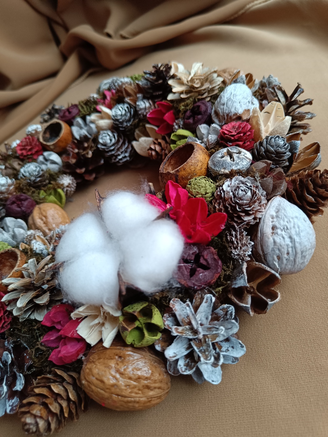 Coronita Craciun/Advent - crăciun - decorațiuni de crăciun de casă - decorațiuni pentru ușă de crăciun - Artynos.ro