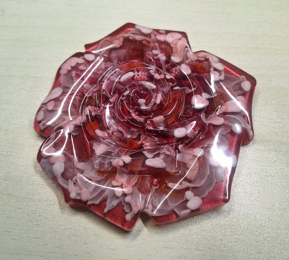 Suport pentru pahar,trandafir - casă & stil de viață - accesorii pentru decorat casa - decorațiuni de masă și decorațiuni pentru rafturi  - boluri din ceramică, boluri decorative - Artynos.ro