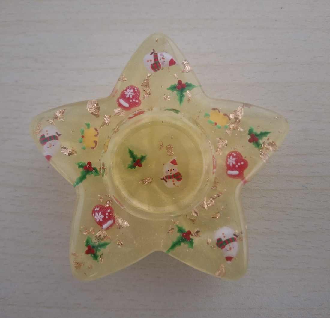 Suport pentru lumanare in forma de steluța - casă & stil de viață - lumânări, parfumuri, arome - suport lumânări - Artynos.ro