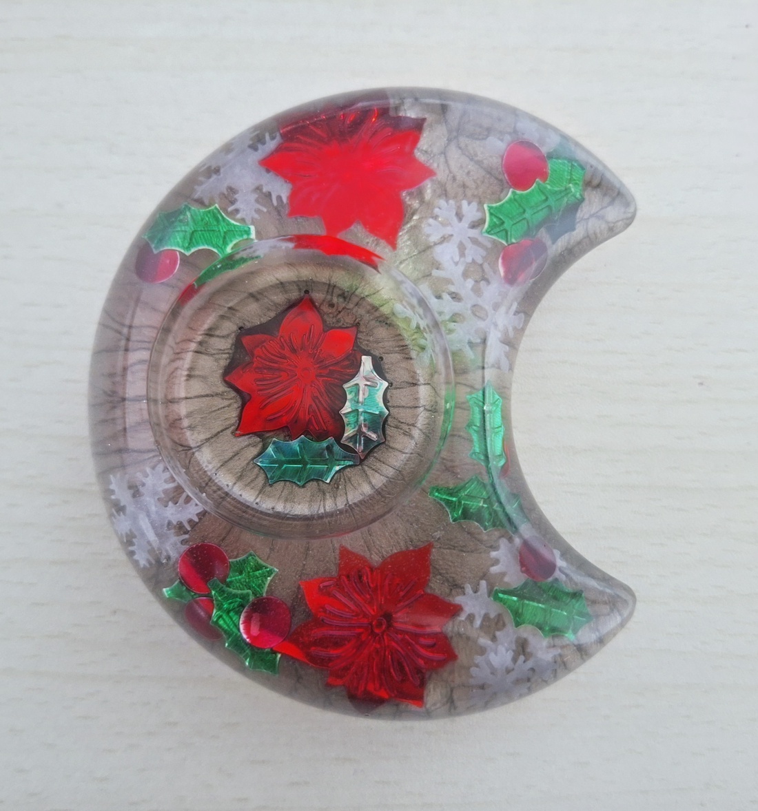 Suport pentru lumanare in forma de semiluna - casă & stil de viață - lumânări, parfumuri, arome - suport lumânări - Artynos.ro