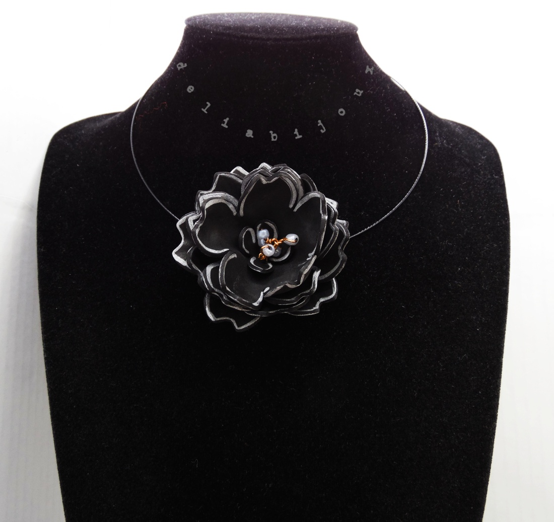 Colier handmade statement unicat -floral- foamiran (cod1256) - bijuterii - coliere - coliere statement - Artynos.ro Colier handmade statement unicat -floral- foamiran (cod1256) - bijuterii - coliere - coliere statement - Artynos.ro