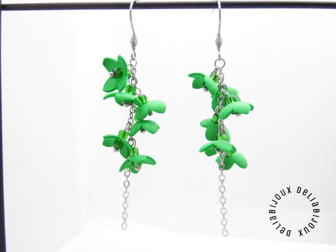 Cercei Handmade unicat cu flori (cod1182) - bijuterii - cercei - cercei candelabru - Artynos.ro Cercei Handmade unicat cu flori (cod1182) - bijuterii - cercei - cercei candelabru - Artynos.ro